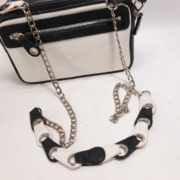 Mary Frances Crossbody Handbag Multicolor Bead Butterfly Camera Bag Chain Strap - Picture 8 of 16